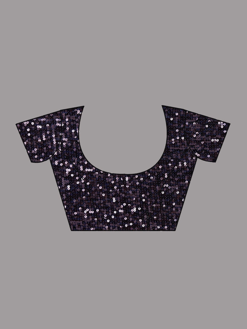 Royal Blue Sequins Georgette Saree